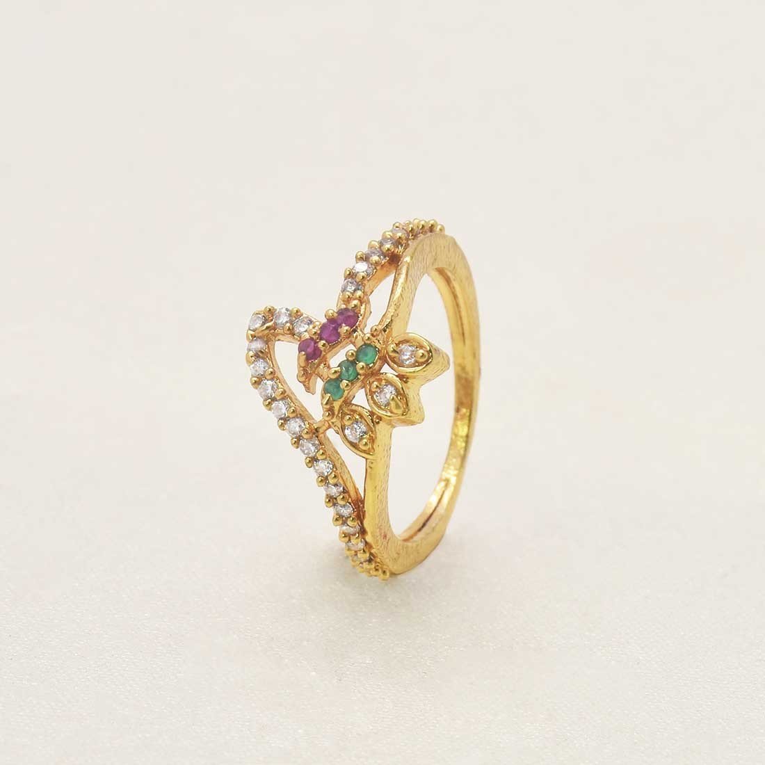 Wedding Women Skin Friendly Light Weight Beautiful Elegant Look Multicolor Stone  Finger Ring at Best Price in Jaipur | Shree Shyam Enterprise