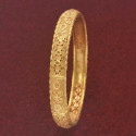 Medium Size Designer Gold Plated Bangle