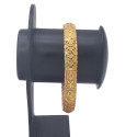 Medium Size Designer Gold Plated Bangle
