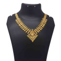 Gold Plated South Indian Contemporary Mullamottu Necklace