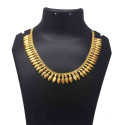 South Indian Gold Plated Wedding Leaf Necklace