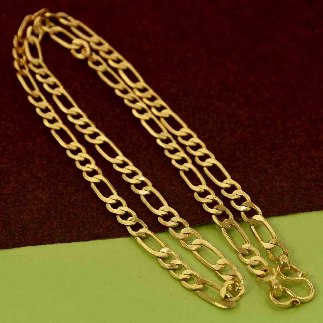 Buy Online Sachin Tendulkar inspired Elegant Gold Curb Fashion Chain |  jewellery for men | menjewell.com