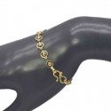 Simple Gold Plated Designer Ladies Bracelet