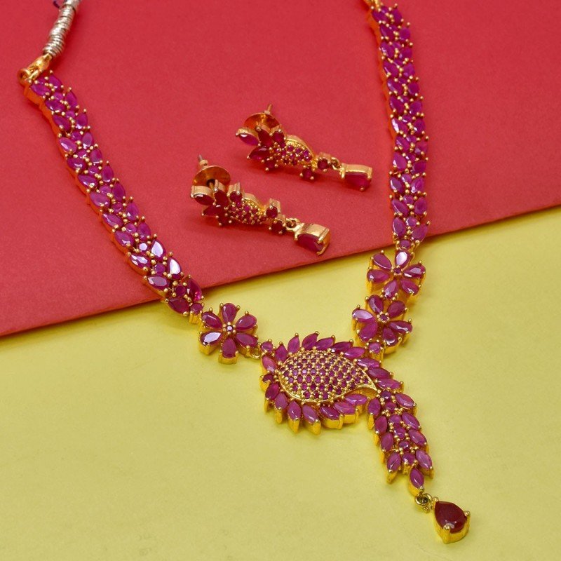 Details more than 141 ruby necklace designs best - songngunhatanh.edu.vn