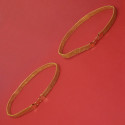 Trendy Bold Gold Plated Urvashi Chain Anklets
