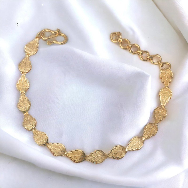 Buy Gold-Toned & Brown Bracelets & Bangles for Women by MAHI Online |  Ajio.com