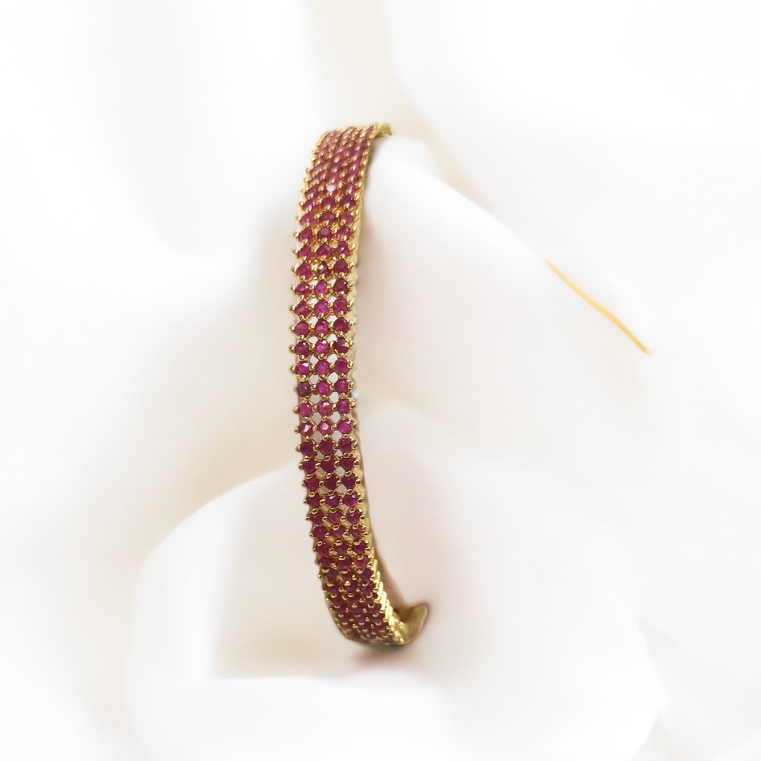 Grayson Crystal Cuff Bracelet In Gold Ruby Crystal | Kendra Scott –  Occasionally Yours