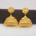 Traditional Gold Plated Big Umbrella Jhumka Earrings