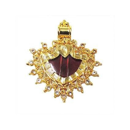 Traditional One Gram Gold Medium Palakka Pendant