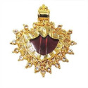 Traditional One Gram Gold Medium Palakka Pendant