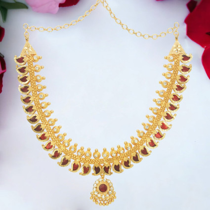 Kerala Traditional Mango Choker Necklace