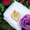 Gold Plated Traditional Om Alila Thali Pendant