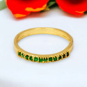 Stylish Gold Plated Designer Stone Wedding Ring