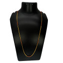 Thin Gold Plated Red Crystal Beads Link Chain