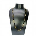 Elegant Gold plated Black Crystal Mangalsutra Chain