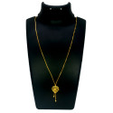 Cute Gold Plated Small Heart Pendant Chain