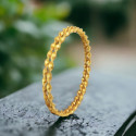 Elegant Gold Plated Twisted Spiral Bangles