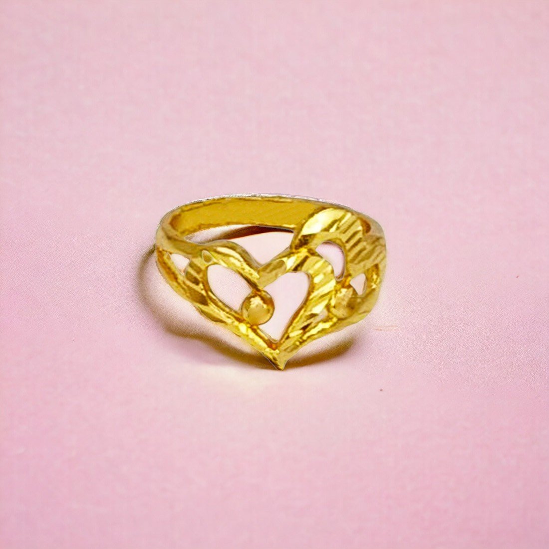 Small Double Heart Ring – Love Stylize