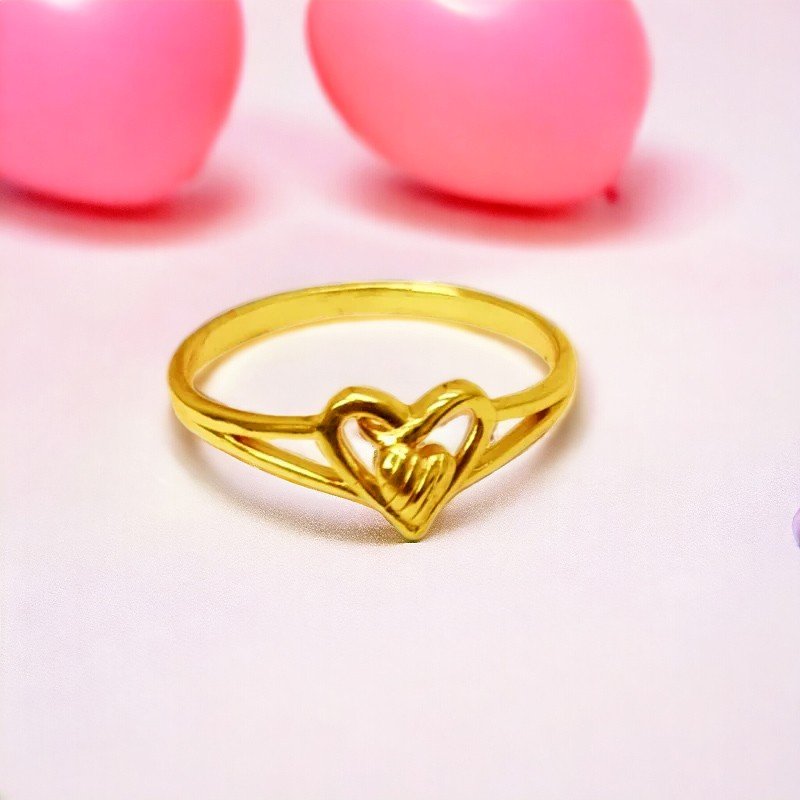 Heart shape finger sales ring designs