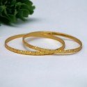 Gold Plated Daily Wear Designer Cutting Bangles