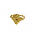 Stylish Gold Plated Diamond Cut Finger Ring Girls