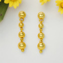 Stunning Golden Balls Hanging Ear Drops