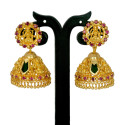 Ethnic Nagapadam Lakshmi Jhumka Earrings