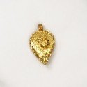 Elegant Muslim Gold Plated Crescent Thali Pendant