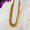 Traditional Gold Plated Lakshmi Kashu Long Haram