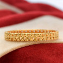 Gold Plated Butterfly Thick Bangle