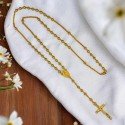 Gold plated Very Nice Rosary Cross