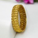 Stunning Medium Size Gold Plated Bangle For Girls and Women