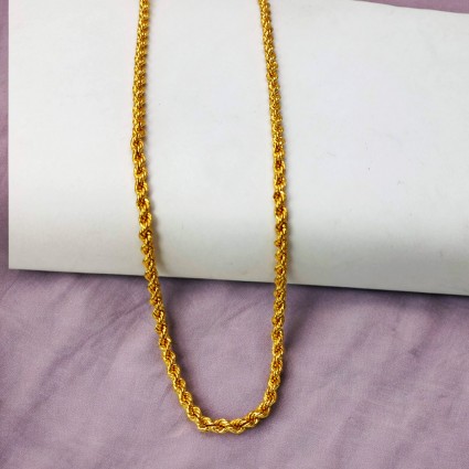 Elegant Gold Plated Coir Chain- 6P