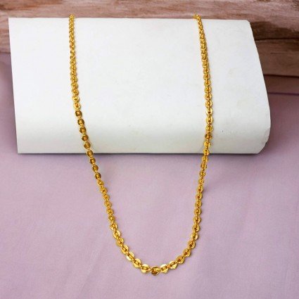 Gold plated designer Druvam Spring Chain