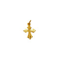 Designer Gold Plated Cross Thali Pendant