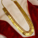 Gold Plated Lakshmi Kasumala Cash Long Chain