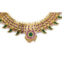 Kerala Traditional Green Leopard Claw Chocker