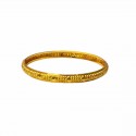 Stylish Gold Plated Heart Design Bangle