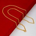 Gold Plated designer link Neck Chain
