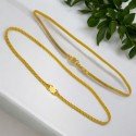 Stylish Gold Plated Designer Thin Anklets