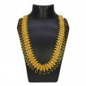 South Indian Green Nagapadam Long Necklace