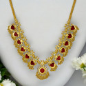 Premium Gold Plated Beads Hanging Palakka Necklace