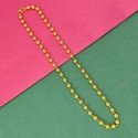 Gold Plated Beautiful Designer Beads Chain For Girls