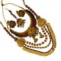 Ethnic Antique Gold Plated Bridal Jewellery Set