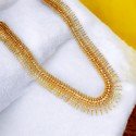 Gold Plated Semi-precious Stones Pichimottu Long Necklace