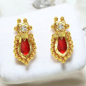 Classy Designer Nagapadam CZ Stone Ear Studs