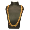 Premium Gold Plated Antique Kemp stone Mango Long Chain Set