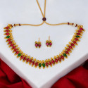 Multi-colour Beads Antique Mango Necklace Set