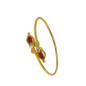 Kerala Traditional One Gram Gold Open Palakka Bracelet