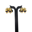 Traditional Gold Plated Double Palakka Ear Studs